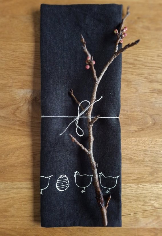 Tischset - 1 stück - 100% leinen