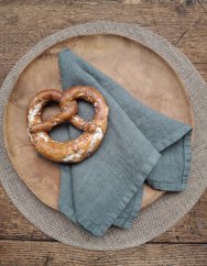 Ubrousek 40 x 40 cm - 100% len - šalvějový