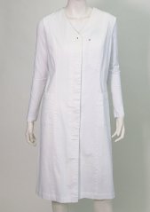 Womens sleeveless medical coat - 95% cotton, 5% elastane