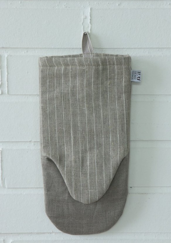 Oven glove - 100% linen