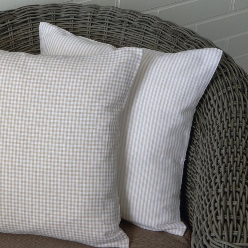 Cushion cover - 50% linen, 50% cotton - 45 x 45 cm