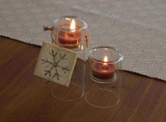Christmas gift set - candlestick - 2 pieces