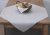Tischdecke 80 x 80 cm - 50% leinen, 50% baumwolle