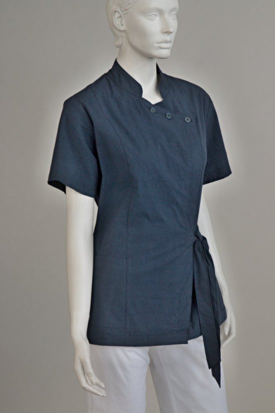 Dámská halena s vazačkou - 96% bavlna, 4% elastan - Velikost: 3XL Dámská halena s vazačkou - 96% bavlna, 4% elastan - Velikost: 3XL