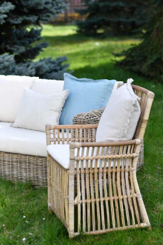 Armchair -  rattan