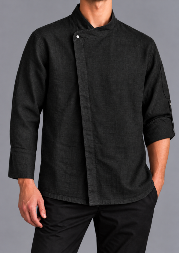 Chef coat jacket - 100% linen - Size: M