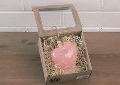 Decorative heart - glass