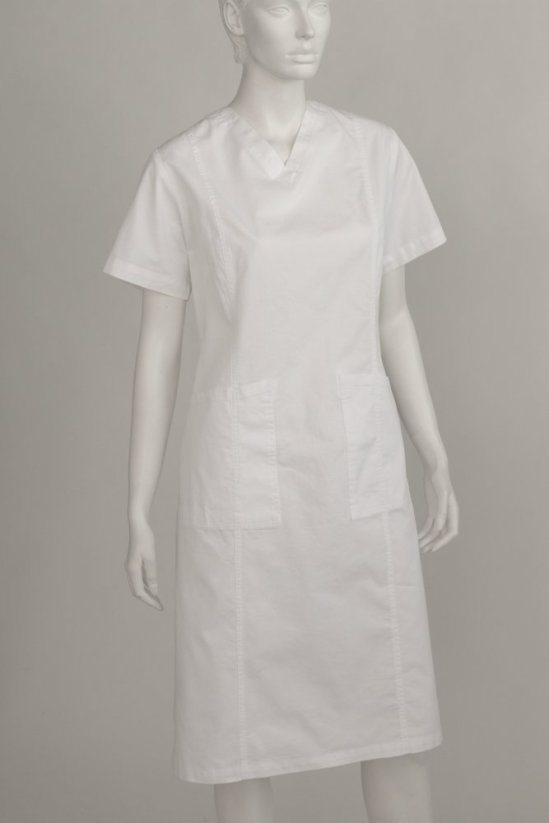 Nursing medical gown - 95% cotton, 5% elastane