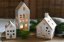 Ceramic house - candle lantern