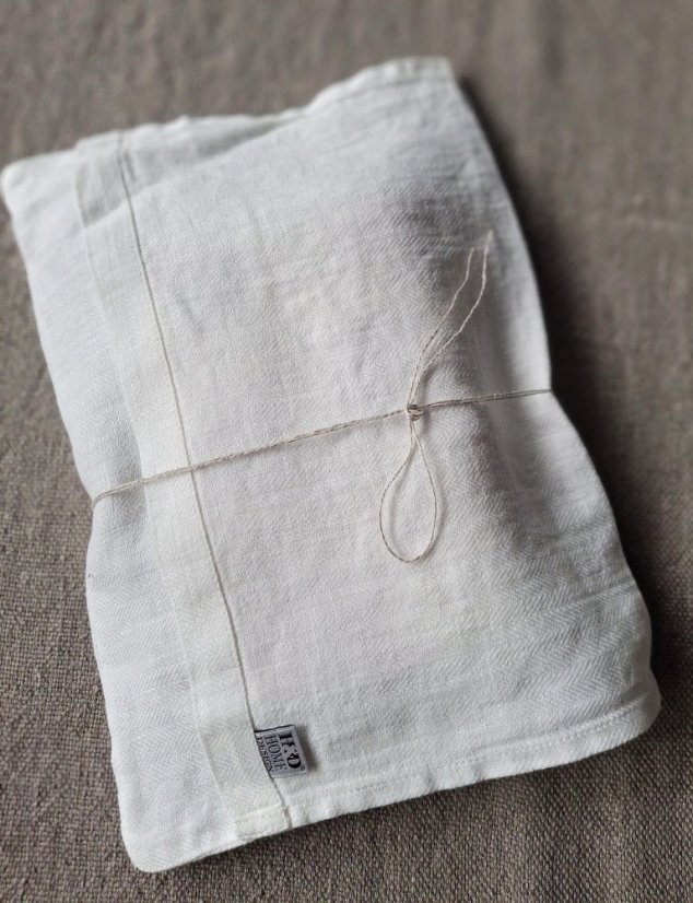 Lněný obal na diář či zápisník