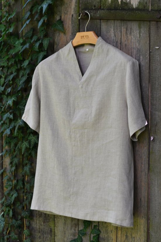 Arbeitstunika unisex - 100% leinen - Größe: XL