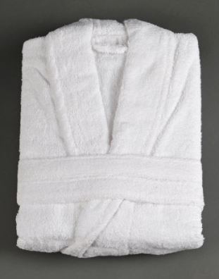 Hotel bathrobe - 100% cotton - Size: M