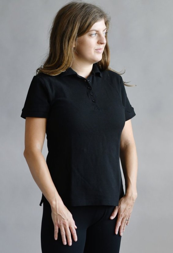 Damen poloshirt mit höherem gewicht - 65% baumwolle, 35% pes - verschiedene Farben - Größe: XS, T-shirt color: 12 dunkelgraue Highlights