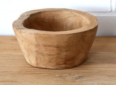 Bowl - root wood - teak