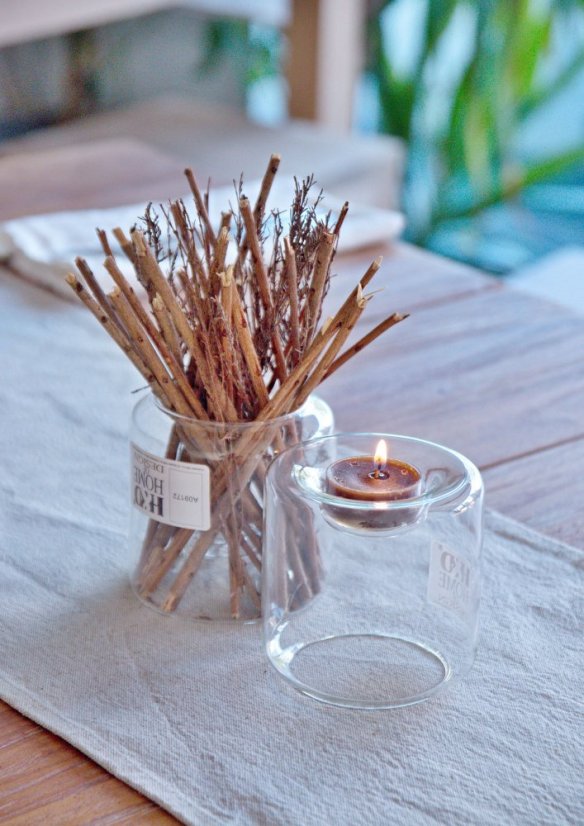 Candlestick - vase, glass