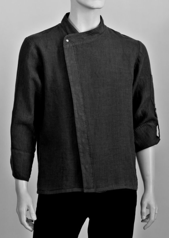 Chef coat jacket - 100% linen - Size: 3XL