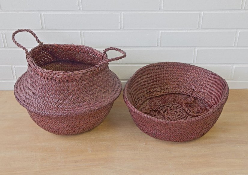 Basket - bag - sea grass