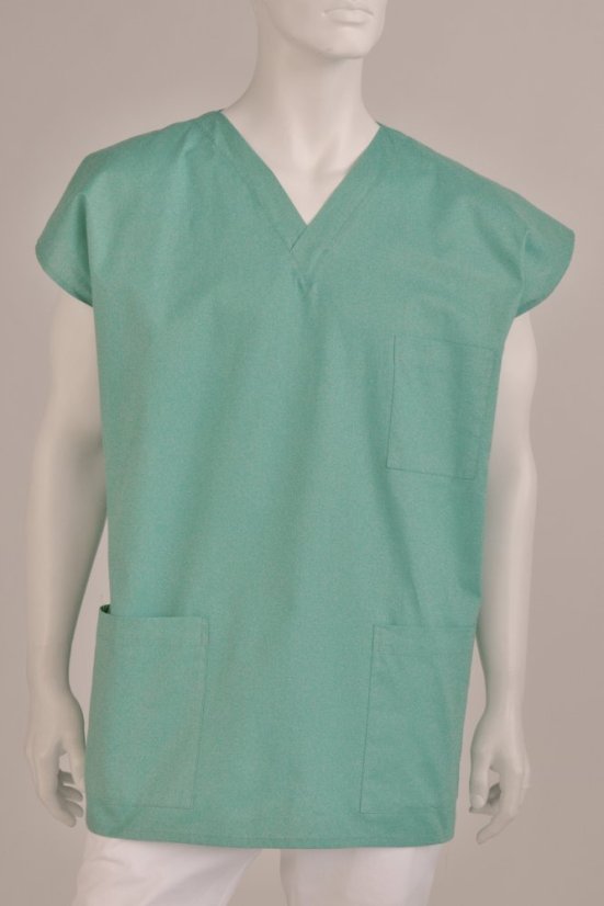 Unisex-OP-Kittel - 96% baumwolle, 4% elastan