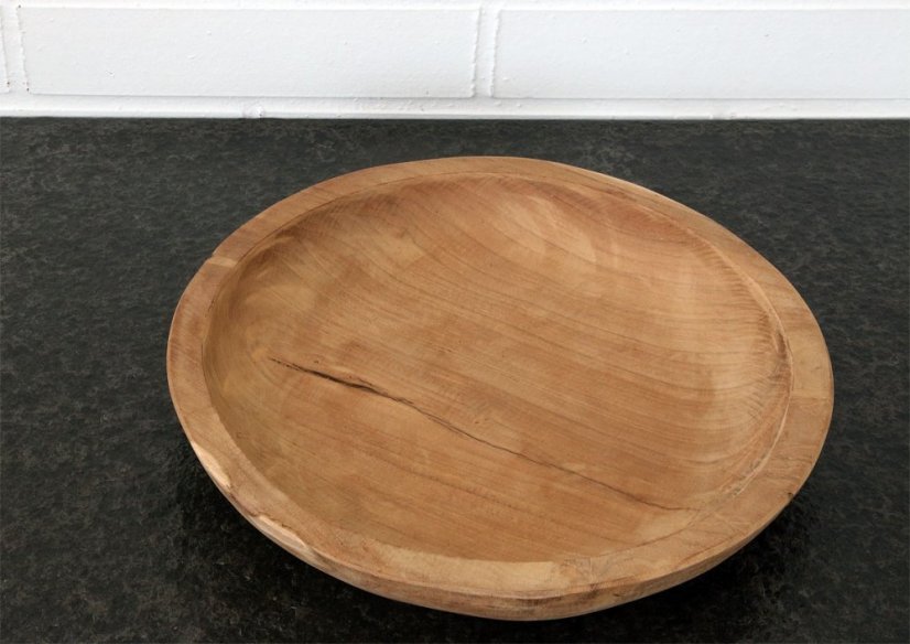 Bowl - solid teak