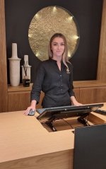 Damen Bluse - 100% Leinen - Schwarz