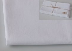 Bed sheet bleached pre-washed, Czech product - 100% cotton, 145 gsm