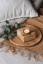 Candleholder - petrified wood