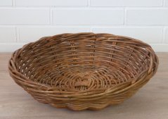 Bread basket round - rattan