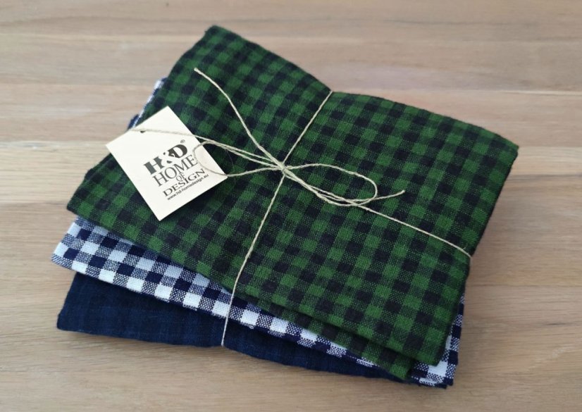 Kitchen towels - 3 pieces - 100% linen