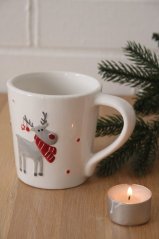 Vánoční keramika - hrnek - sob