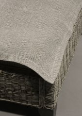 The tread on the bed - 100% linen - waffle