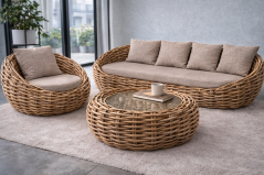 Pohovka - přírodní ratan