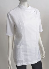Chef coat jacket - for ladies -  96% cotton, 4% elastane