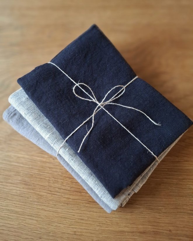 Kitchen towels - 3 pieces - 100% linen
