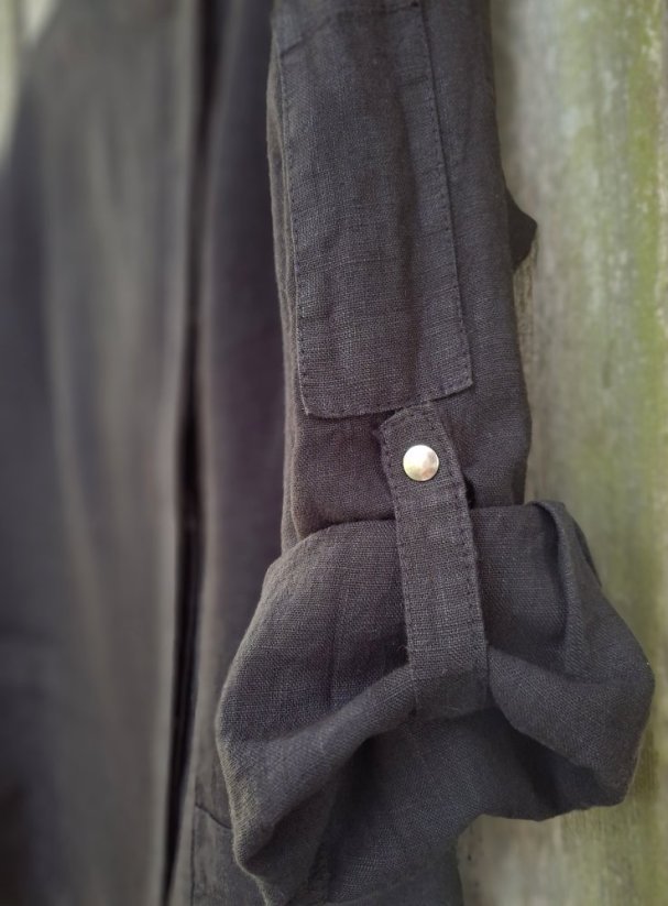 Chef coat jacket - for ladies -  100% linen - Size: L