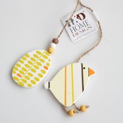 Hanging decoration - wood