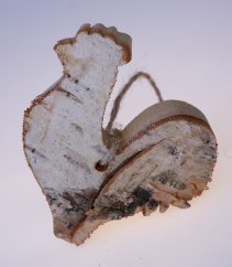 Hanging decoration - kohout - birch