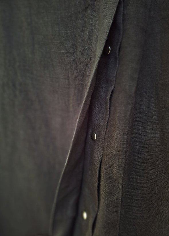 Chef coat jacket - for ladies -  100% linen - Size: XXL