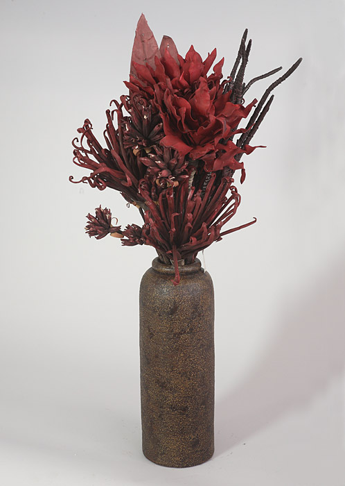 Arrangements - artificial flowers, vase