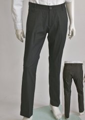 Mens trousers - chino - front wedge pockets - 96% linen, 4% elastan