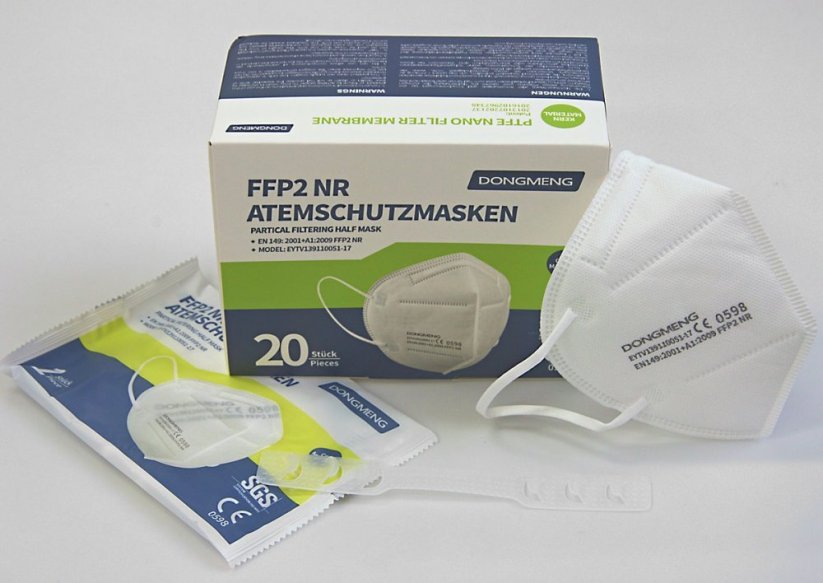 Atemschutzmasken FFP2, 20 stück, auf lager