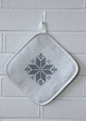 Pot holder - 100% linen