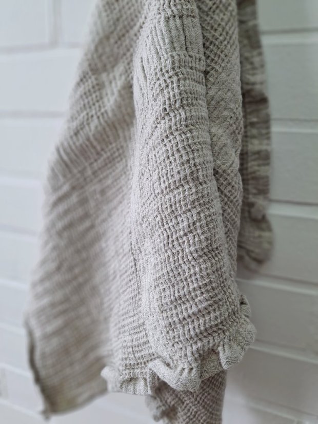 Lněná osuška vaflové vazby 70 x 140 cm