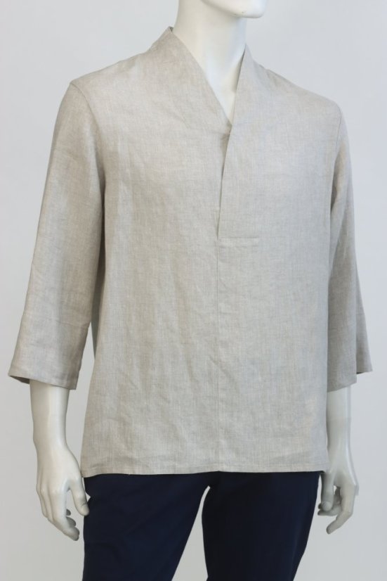 Arbeitstunika unisex - 100% leinen - Größe: XS