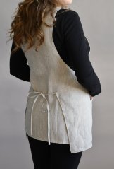 Leinen schürze für housekeeping