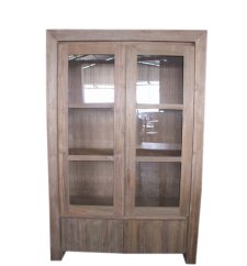 Cabinet - massif - teak, polished surface