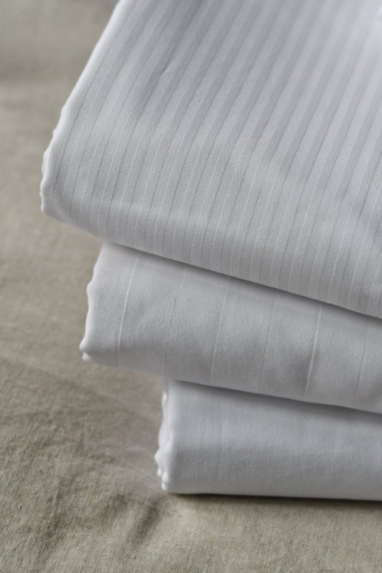 Bettwäsche - weiss - Satin