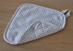 Pot holder -  50% linen, 50% cotton