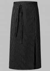 Ladies apron with slit  - service - 100% cotton