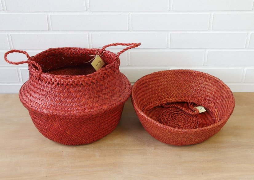 Basket - bag - sea grass