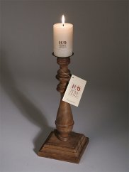 Candleholder - massif - pine